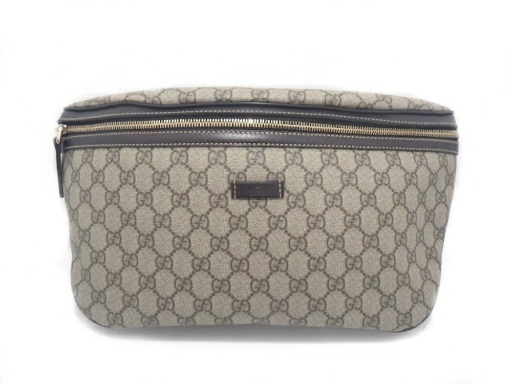Gucci bag Waist Crossbody Bum canvas calfskin